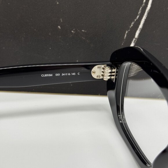 NEW CELINE CL50156I 001 BLACK WOMEN EYEGLASSES CELINE - Picture 5 of 7
